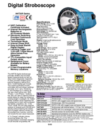 Thumbnail of document Data Sheet - HHT32R Portable Digital Stroboscope